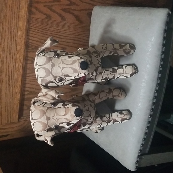 Coach Accessories - 🐕🐕2.COACH JACK RUSSELL TERRIERS WITH SIGNATURE PATTERN
